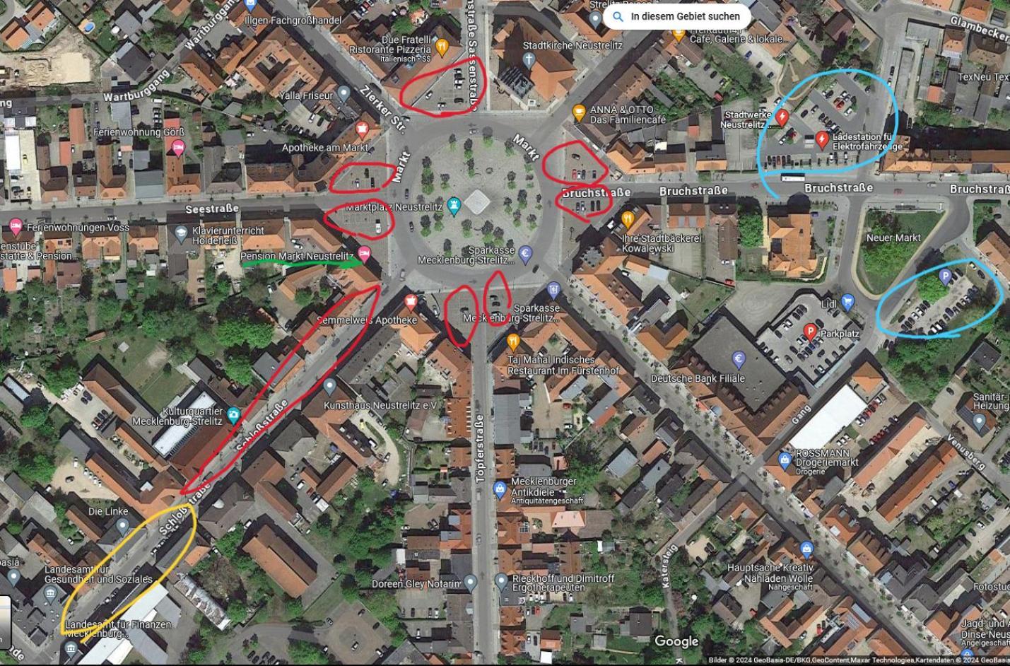 Pension Markt Neustrelitz Luaran gambar